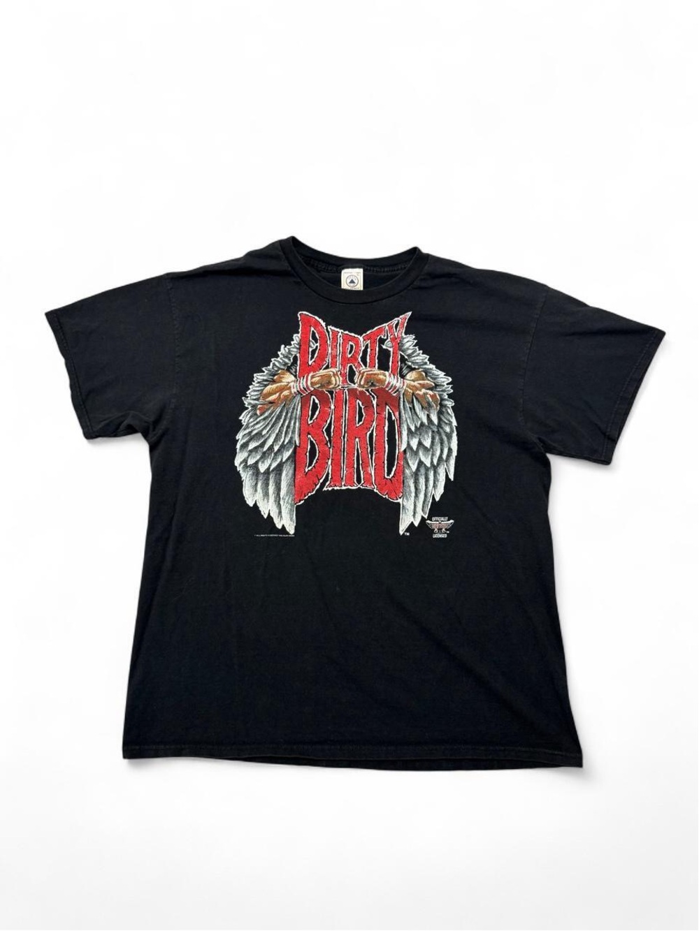 Vintage 1995 Alan Weiss Dirty bird Atlanta falcons promo tee black XL mens